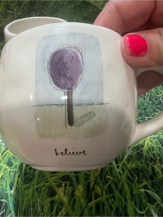 Rae Dunn Other - Rae Dunn Pottery Barn Ceramic Mug with 'believe' Script